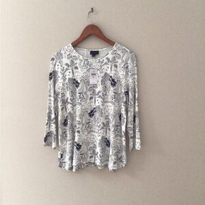 JJill tunic top, size M.  New, with tags, never worn.